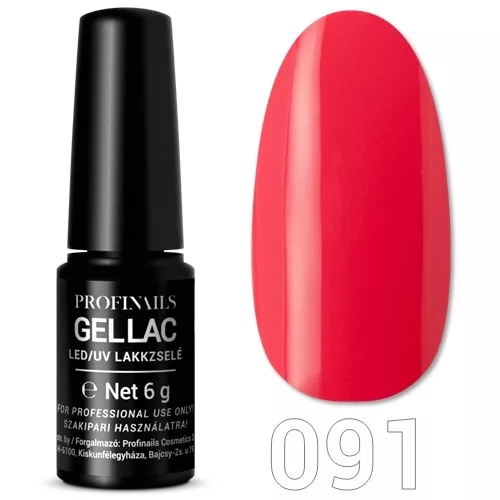 Profinails Gel Lac LED/UV lakkzselé 6gr No. 91 
