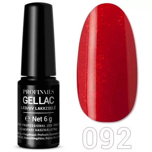 Profinails Gel Lac LED/UV lakkzselé 6gr No. 92 
