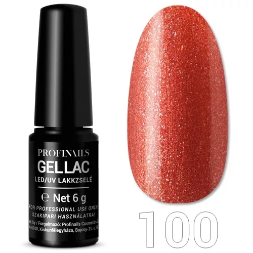 Profinails Gel Lac LED/UV lakkzselé 6gr No.100 