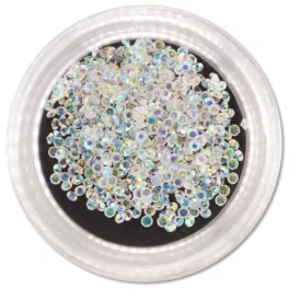   Profi Nails Pixie kristálykő tégelyben 500 db Crystal AB s1
