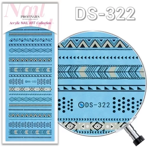 Profinails Acrylic Nail Art matrica DS-322 *