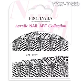 Profinails Acrylic Nail Art matrica YZW-7289 *