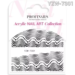 Profinails Acrylic Nail Art matrica YZW-7301 *