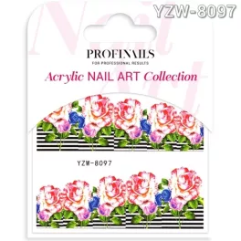 Profinails Acrylic Nail Art matrica YZW-8097 *