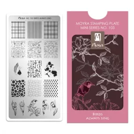 Moyra mini nyomdalemez No.103 Birds Always Sing