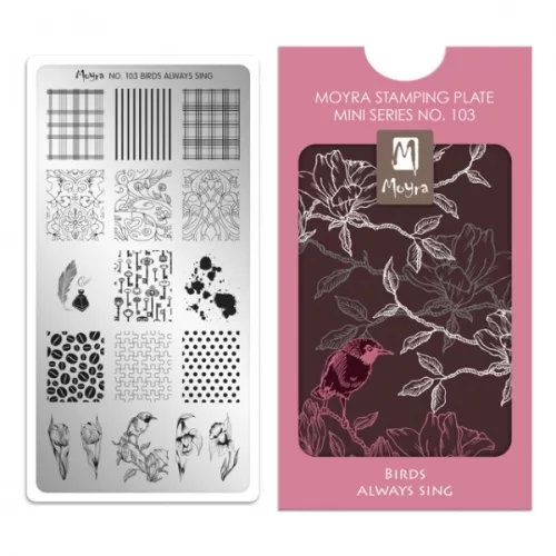 Moyra mini nyomdalemez No.103 Birds Always Sing
