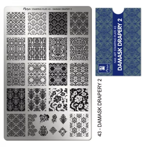 Moyra nyomdalemez No.043 Damask Drapery 2 *