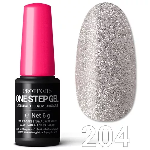 Profinails One Step Gel LED/UV lakkzs 6gr No.204 