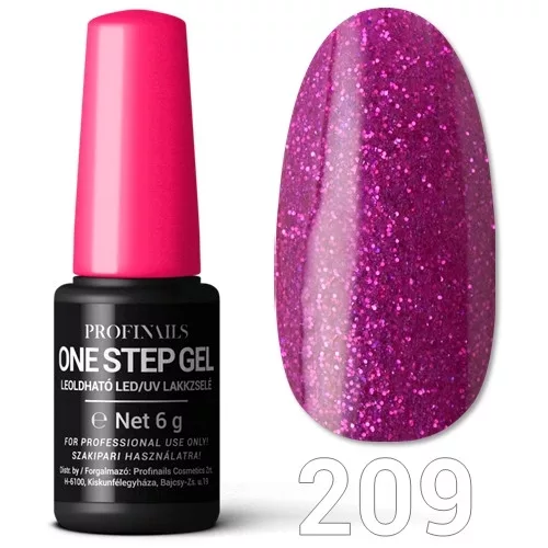 Profinails One Step Gel LED/UV lakkzs 6gr No.209