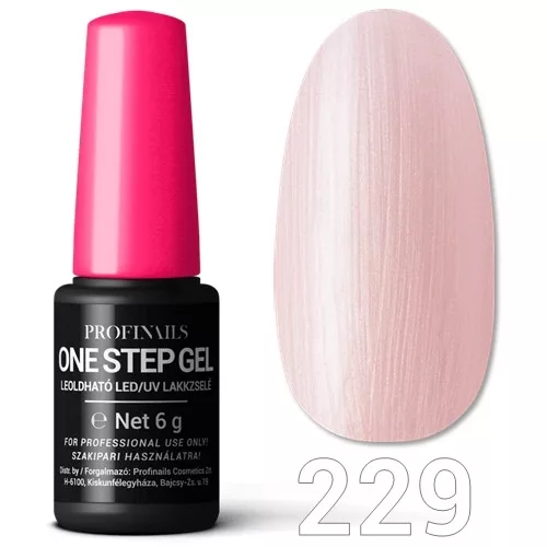 Profinails One Step Gel LED/UV lakkzs 6gr No.229 