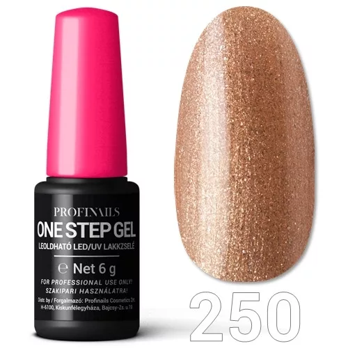 Profinails One Step Gel LED/UV lakkzs 6gr No.250  *