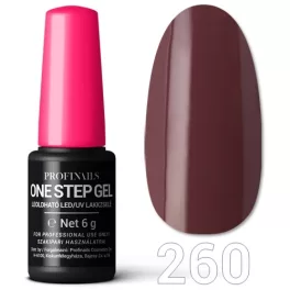 Profinails One Step Gel LED/UV lakkzs 6gr No.260 
