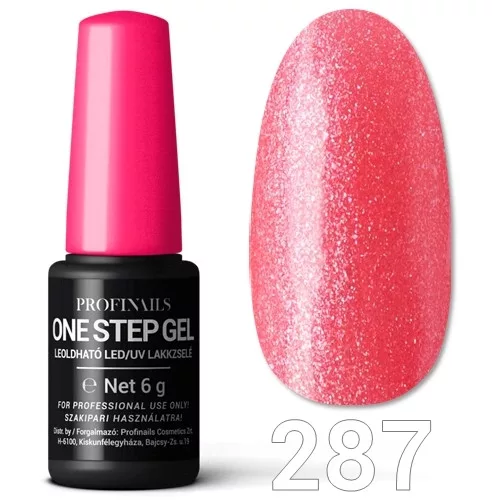 Profinails One Step Gel LED/UV lakkzs 6gr No.287 