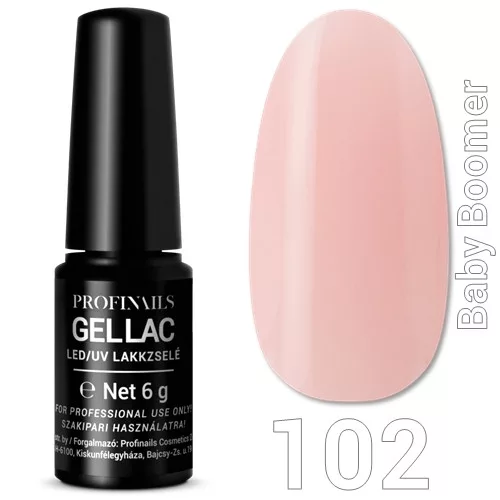 Profinails Gel Lac LED/UV lakkzselé 6gr No.102 