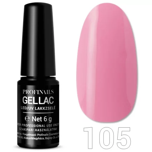 Profinails Gel Lac LED/UV lakkzselé 6gr No.105 