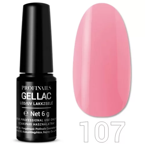 Profinails Gel Lac LED/UV lakkzselé 6gr No.107 