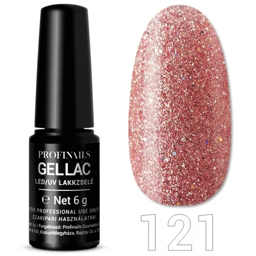 Profinails Gel Lac LED/UV lakkzselé 6gr No.121 
