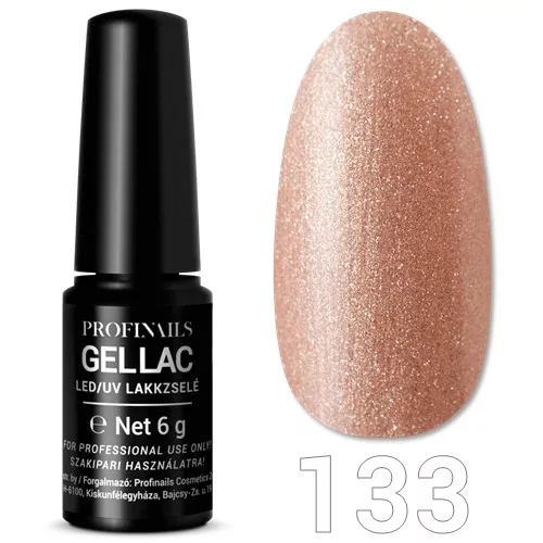 Profinails Gel Lac LED/UV lakkzselé 6gr No.133 