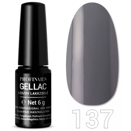 Profinails Gel Lac LED/UV lakkzselé 6gr No.137 