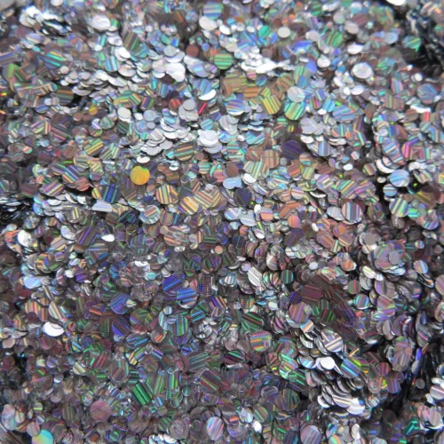 Zodiac - Flitter Mix Holo Ezüst Csíkos 0.6gr. *
