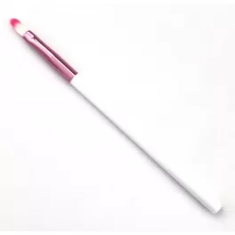 Smink Ecset - Kicsi Fehér-Pink Lapos 5