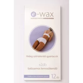   E-Wax Hideggyantacsík Testre 6pár/doboz + 2db lemosókendő