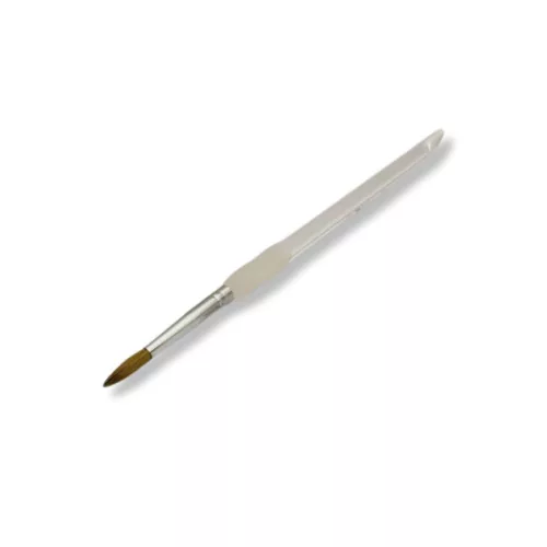 Ecset Porcelán építéshez, hegyes, plexi nyéllel, 6
