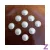 Zodiac - Félgyöngy Körömdísz 3mm White 50db