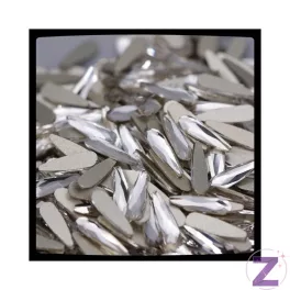 Zodiac - Üveg Cseppforma Crystal 10x3mm - 10db