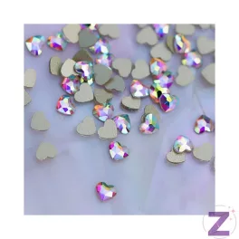 Zodiac - Szív Forma Crystal AB 12db