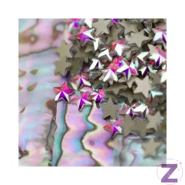 Zodiac - Üveg Csillag Forma Crystal AB 5mm - 10db