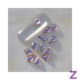 Zodiac - Strassz Formakő Light Rose - 12db