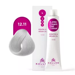   Kallos - KJMN Krém Hajfesték Speciális Ultra Szőke Intenzív Hamvas Árnyalattal 12.11 100ml