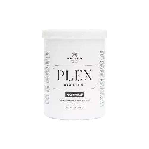 Kallos Plex Bond Builder hajpakolás növényi protein és Peptid komplex-szel 500ml