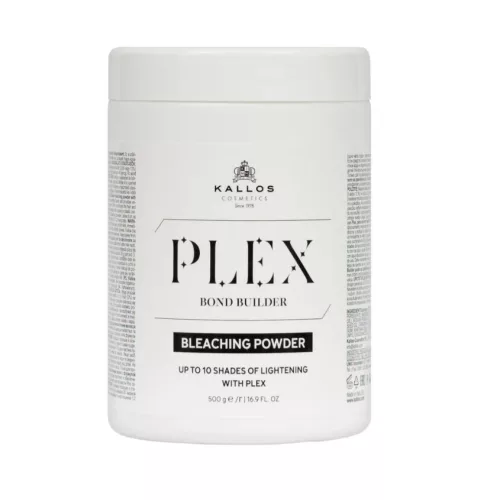 Kallos PLEX Bond Builder szőkítőpor Plex-szel, az akár 10 árnyalatnyi világosításért 500g