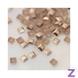 Zodiac - Szegecs Négyzet Forma Körömdísz Rose Gold 50db