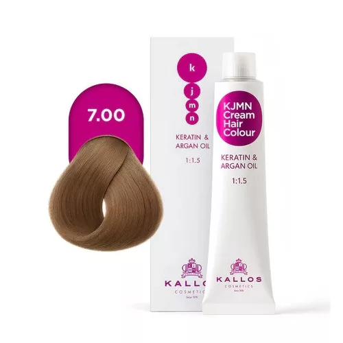 Kallos - KJMN Krém Hajfesték Közép Szőke Plusz 7.00 100ml