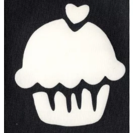 Csillámtetoválás Sablon Cupcake MN-75