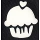 Csillámtetoválás Sablon Cupcake MN-75