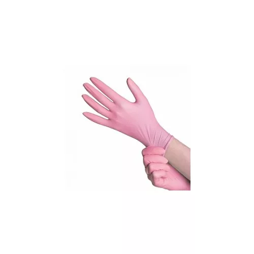 Gumikesztyű Nitrylex Pink S 100db