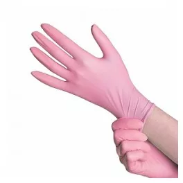 Gumikesztyű Nitrylex Pink S 1db
