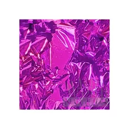 Körömdísz / Gyűrt füstfólia / Fuxia