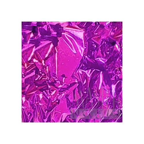 Körömdísz / Gyűrt füstfólia / Fuxia