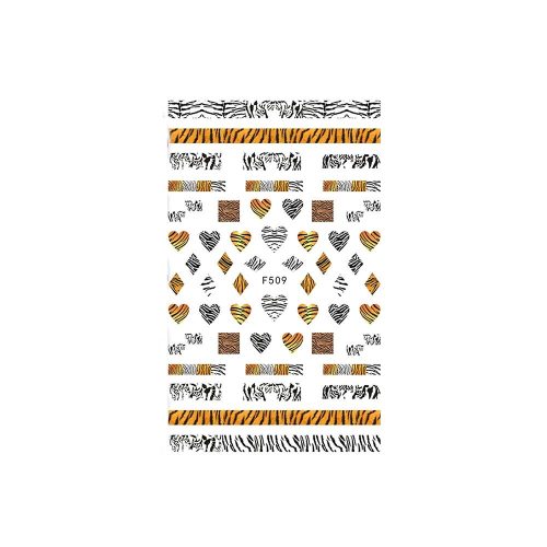 Körömmatrica 3D Fasio / F509