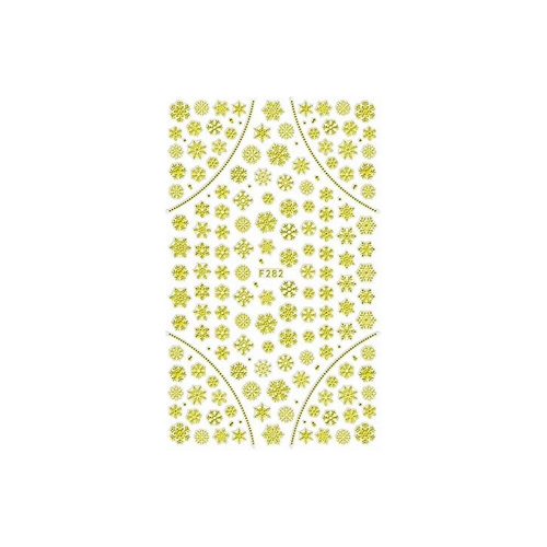 Körömmatrica - F282 Karácsony Arany