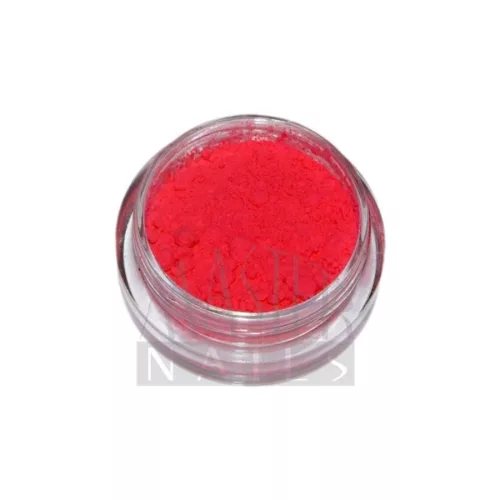Körömdísz / Pigment por neon piros