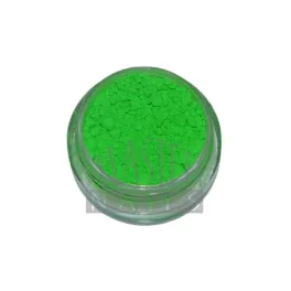 Körömdísz / Pigment por neon zöld *