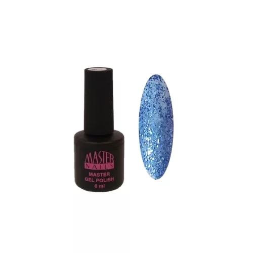 Master Nails 6ml Gel polish/150 Kék Glitter *