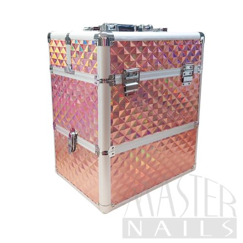 Körmös Táska / Jumbo Gyémánt Rose Gold Holo