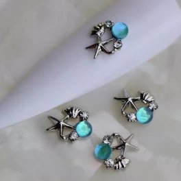 Zodiac - Tengeri Csillag Kompozíció - Nyári Aqua Nail Art
